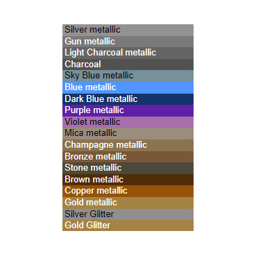 6 mm metallic kleuren