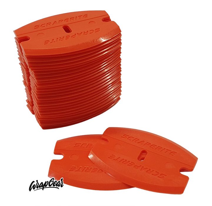 Scraperite Double Curved Orange 30 pack WrapGear