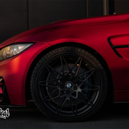 Matte Chrome Radiant Red SKB0P BMW WrapGear