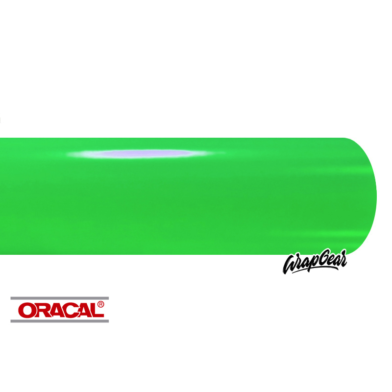 Oracal 7510-069 Green Fluor Neon GROEN Glans Cast Folie 126 cm. - WrapGear