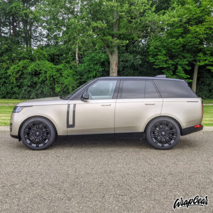 Champagne metallic mat Range Rover WrapGear
