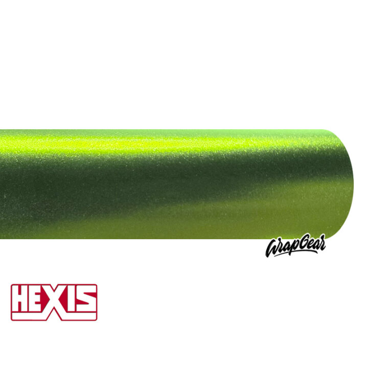 Hexis Super Chrome Lemon Green Satin WrapGear