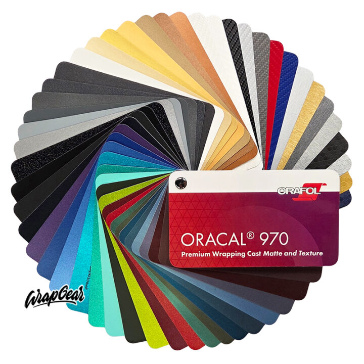 Oracal 970 waaier Matte and Texture WrapGear
