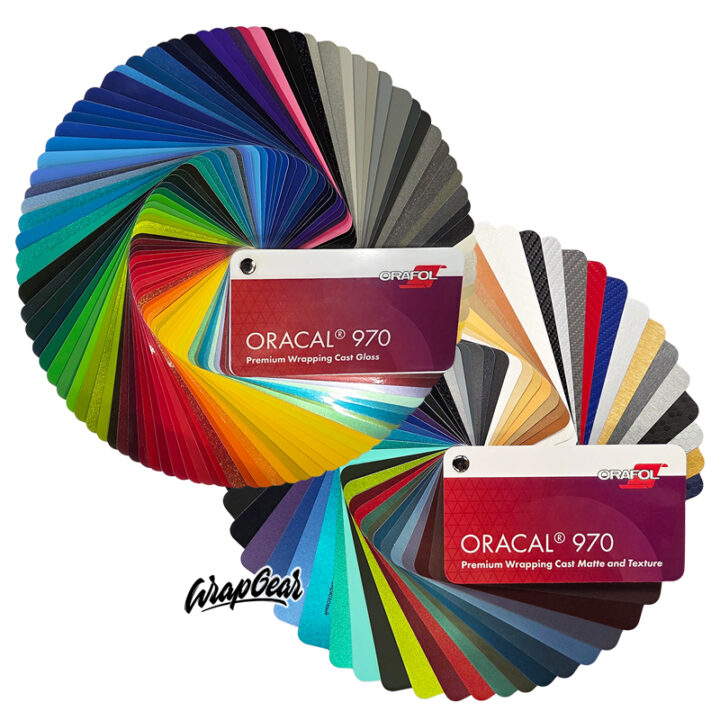 Oracal_Gloss en mat waaier WrapGear