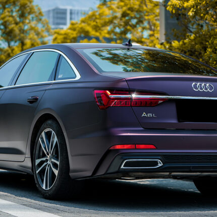 CAR 2 CYS Dark matt Black Purple TPU-SM85 WrapGear