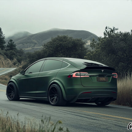 CAR CYS Dark Matt Venom Green TPU-SM163 WrapGear