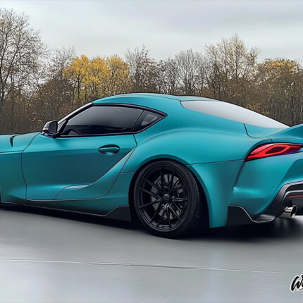 CAR CYS Dark satin Tunisian Blue TPU-SM165 WrapGear