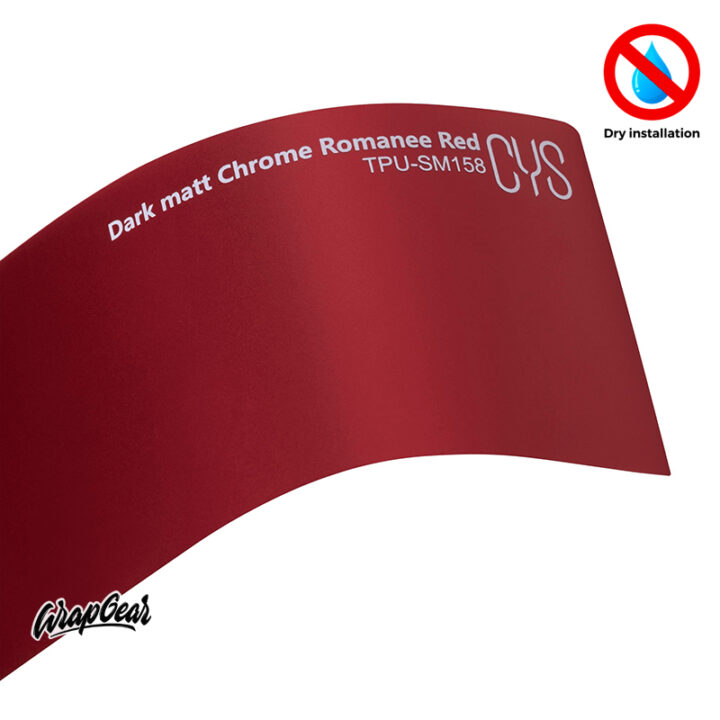 CYS Dark matt Chrome Romanee Red WrapGear