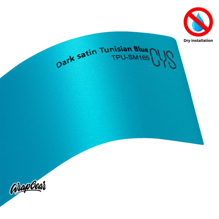CYS Dark satin Tunisian Blue TPU-SM165 WrapGear