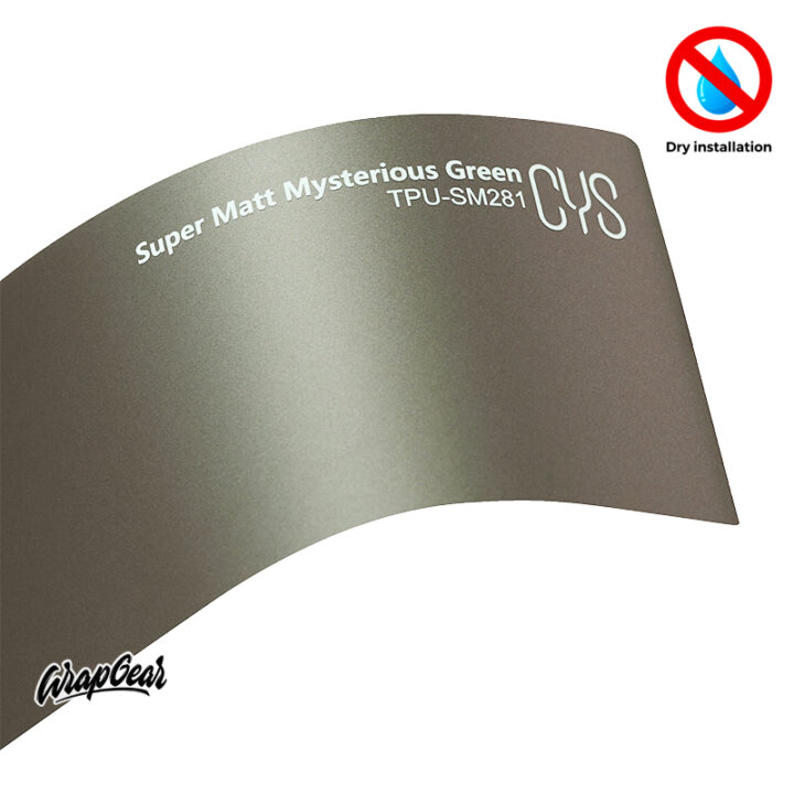 CYS Super Matt Mysterious Green TPU-SM281 WrapGear